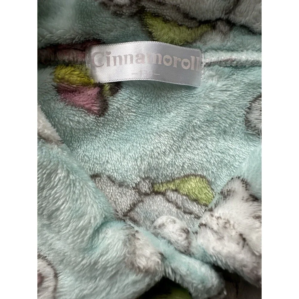 Sanrio CINNAMOROLL Blue Fleece Pajama Set Girls 8 Size 130cm